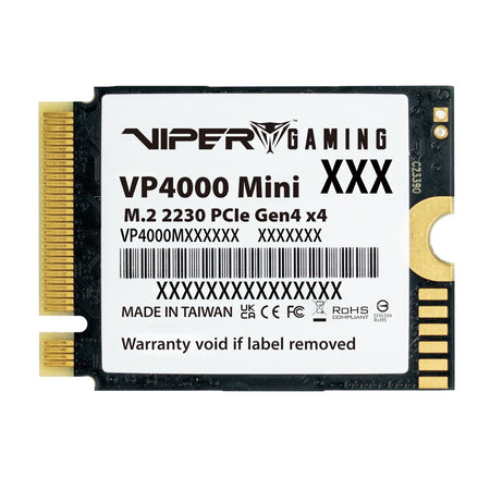 Image 4 for Patriot Viper VP4000 Mini 500GB M.2 2230 PCIe Gen4x4 SSD