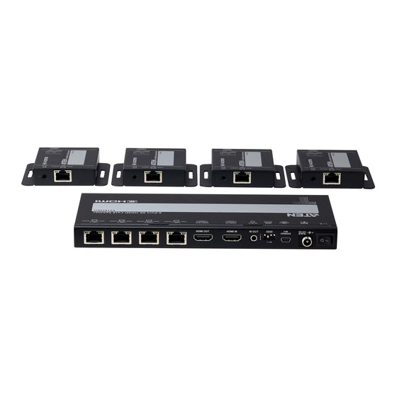 ATEN 4-Port 4K HDMI Cat 6 Splitter Kit