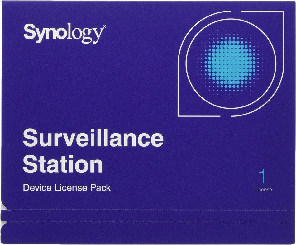 Synology Surveillance Station Single Device License Key - For 1 Additional Camera or I/O Module