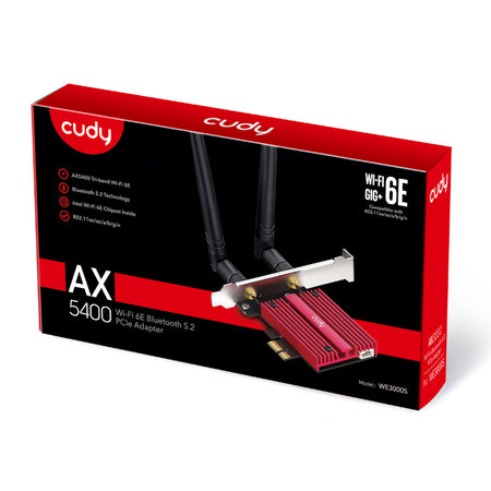 Image 2 for Cudy AX5400 WiFi 6E PCI Express Adapter