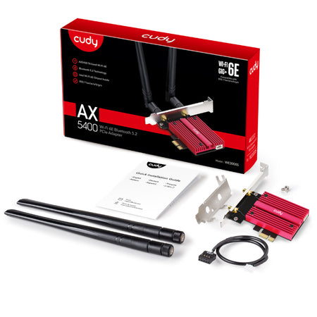 Image 3 for Cudy AX5400 WiFi 6E PCI Express Adapter