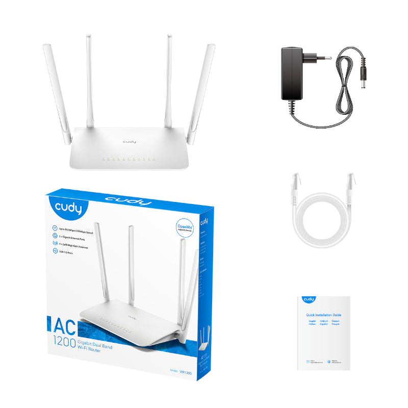 Image 4 for Cudy AC1200 Gigabit Wi-Fi Mesh Router