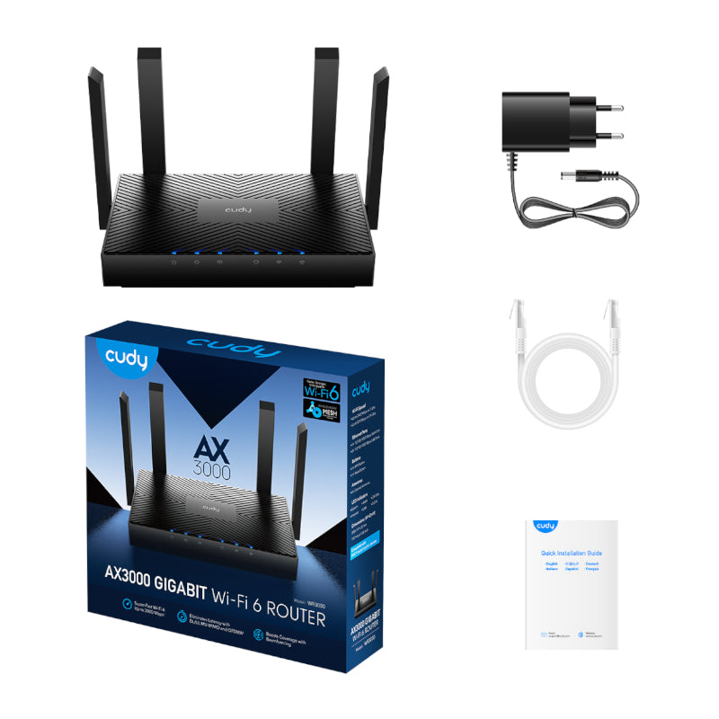 Image 4 for Cudy AX3000 Gigabit Wi-Fi 6 Mesh Router