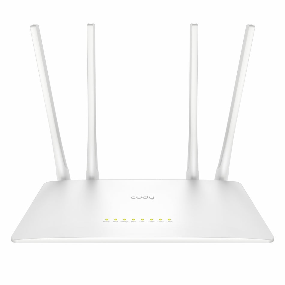 Image 1 for Cudy WR300S 300Mbps 5-Port Wi-Fi 4 Router – White