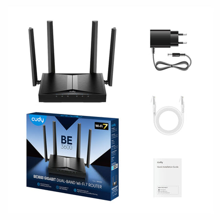 Image 3 for Cudy BE3600 Gigabit Wi-Fi 7 Router (WR3600)
