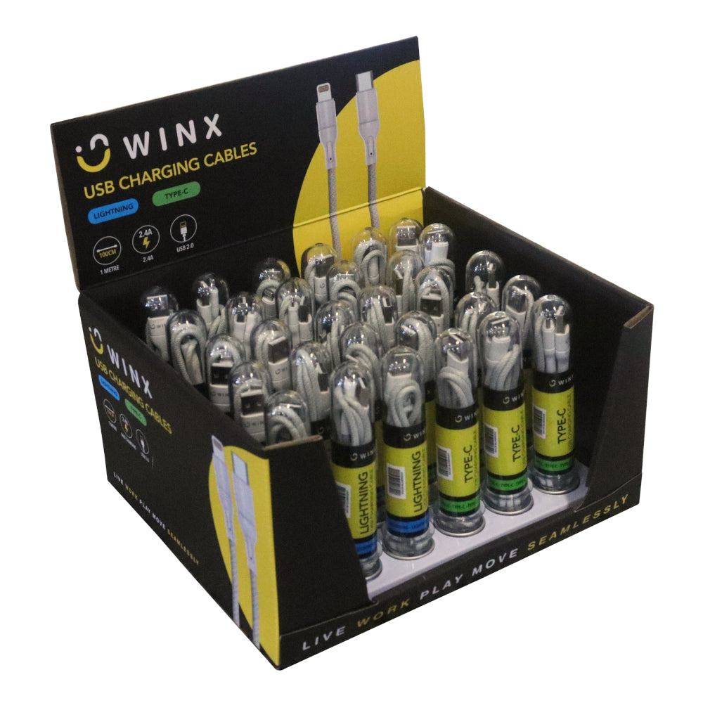 Image 1 for WINX USB to Type-C|Lightning Charging Cables