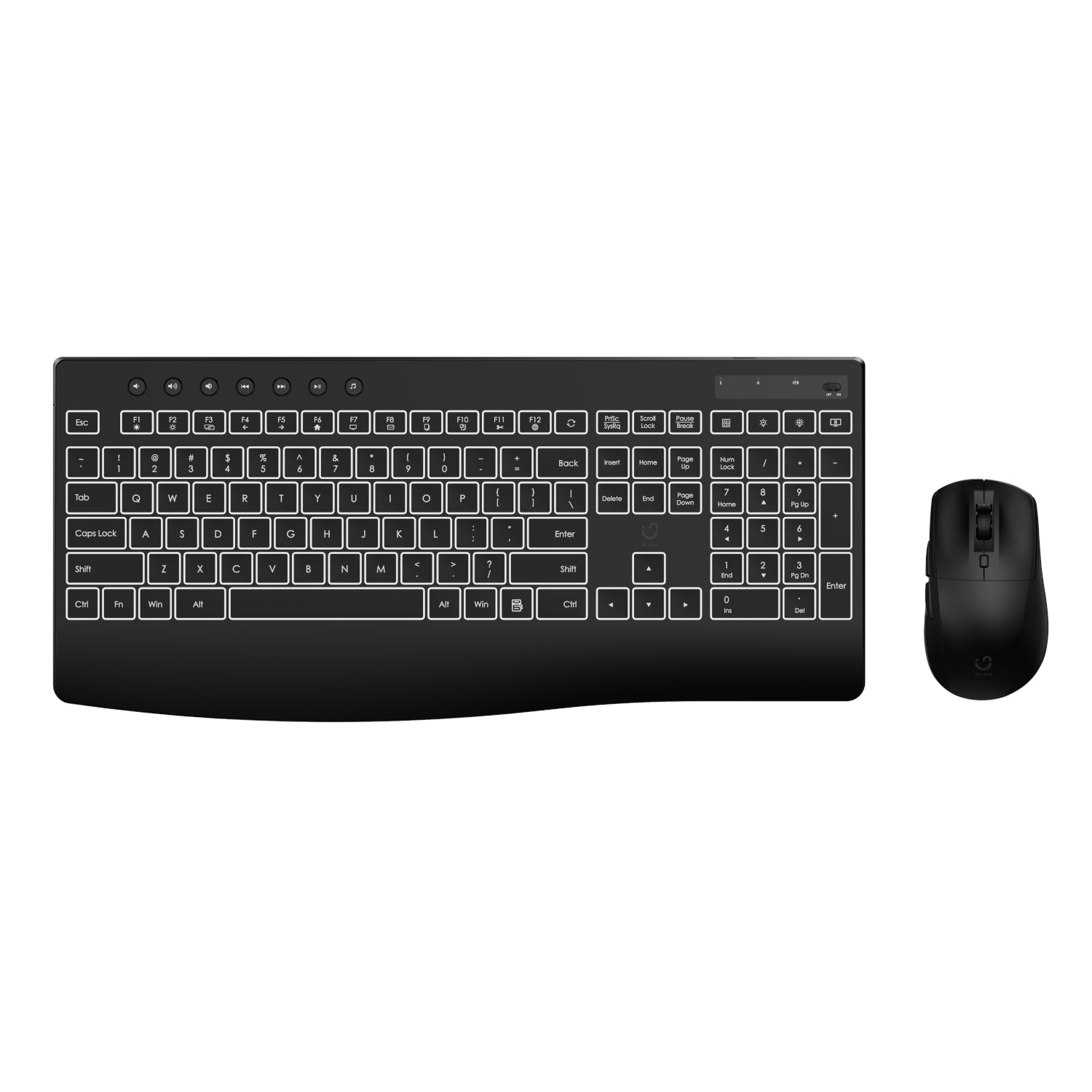 Image 1 for WINX DO Business Backlit Wired Keyboard and Mouse Combo