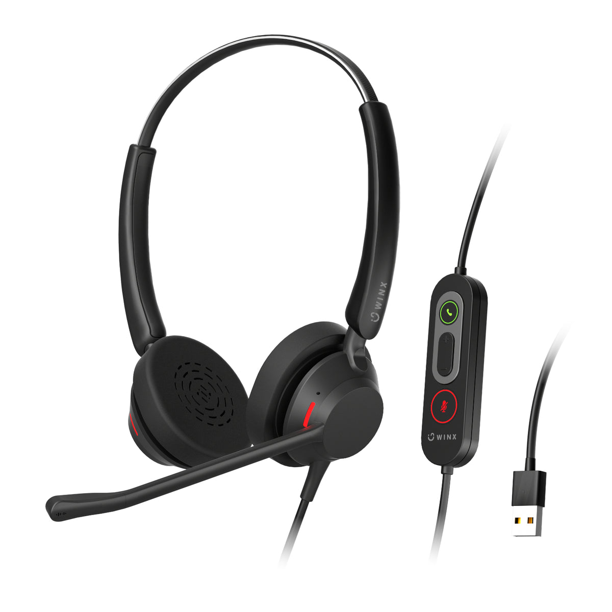 Image 1 for WINX CALL Pro 2 AI Noise Cancelling Mic Headset