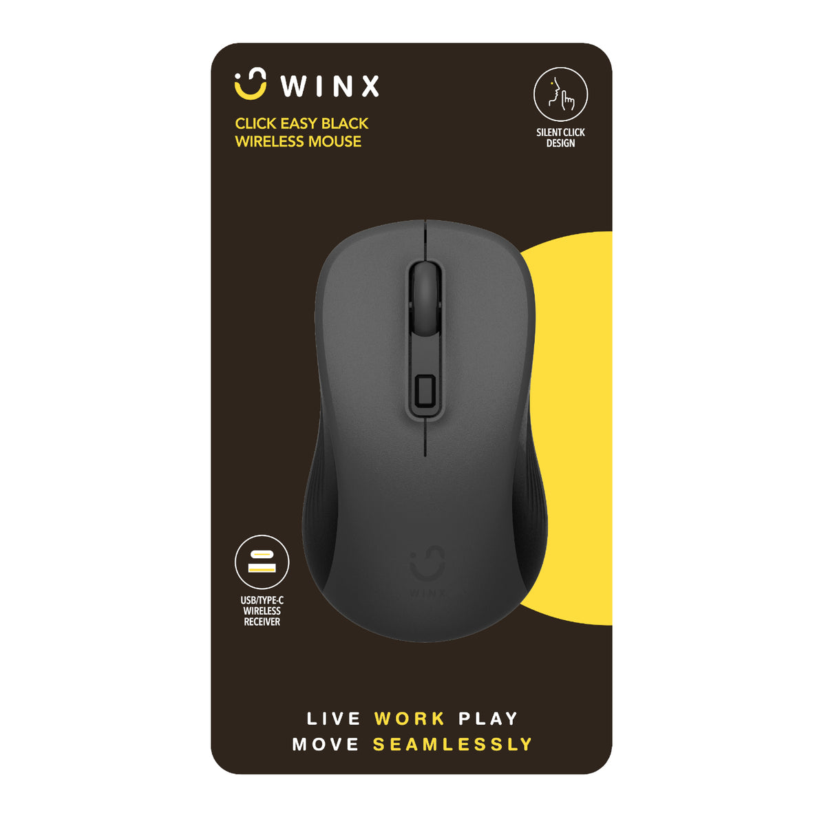 Image 3 for WINX CLICK Easy 1600DPI 2.4GHz Wireless Mouse - Black