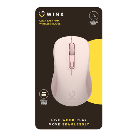 Image 3 for WINX CLICK Easy 1600DPI 2.4GHz Wireless Mouse - Pink