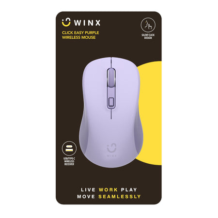 Image 3 for WINX CLICK Easy 1600DPI 2.4GHz Wireless Mouse - Purple