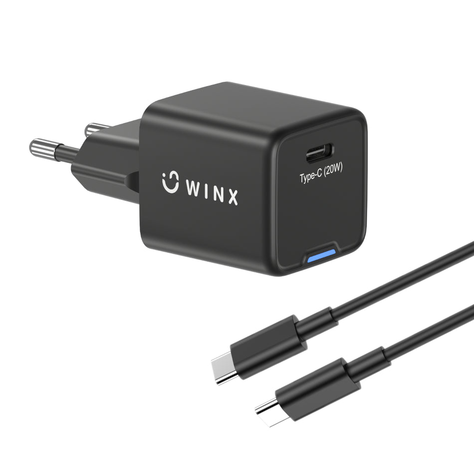 Image 1 for WINX POWER Essential Type-C 20W GaN Wall Charger