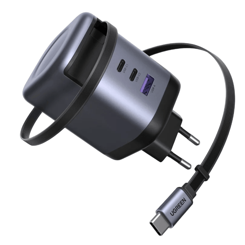 Image 1 for UGREEN Nexode 100W Charger with Retractable USB Type-C Cable