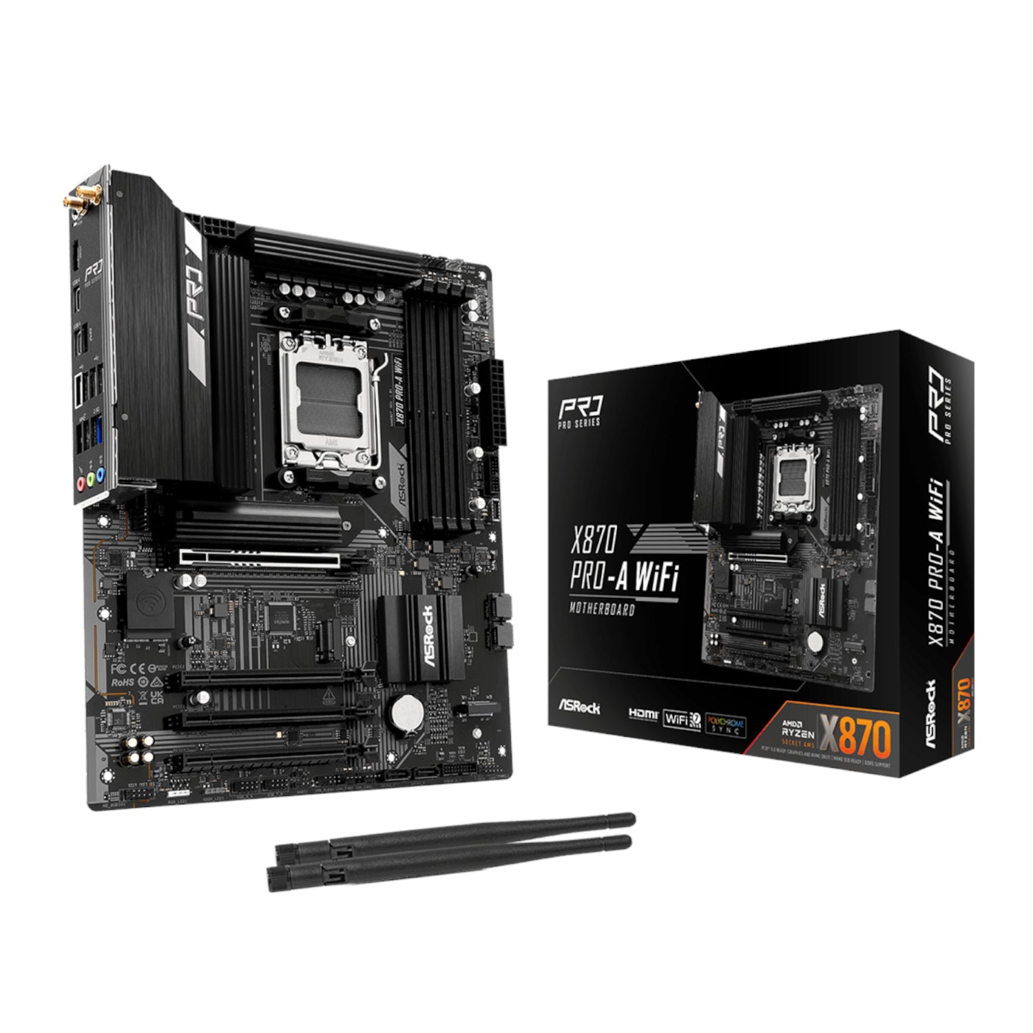 Image 1 for ASRock X870 A-Pro WiFi AMD AM5 ATX Gaming Motherboard