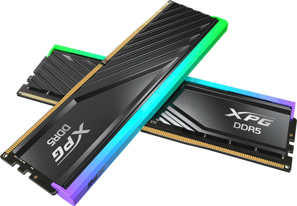 XPG Lancer Blade RGB 32GB (2x16GB) DDR5-6400 CL32 Black Desktop Memory