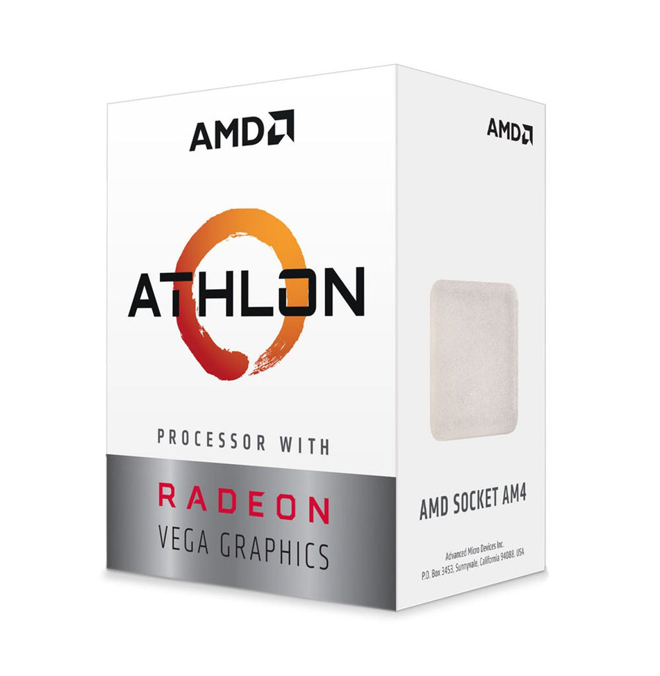 AMD Athlon 3000G AM4 CPU with Radeon Vega Graphics