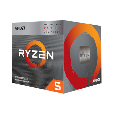 Image 1 for AMD Ryzen 5 3400G Desktop Processor with Radeon RX Vega 11 Graphics (4C/8T, 3.7GHz Base, 4.2GHz Boost, 6MB Cache, 65W TDP, AM4 Socket, Includes Wraith Stealth Cooler)