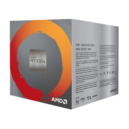 Image 3 for AMD Ryzen 5 3400G Desktop Processor with Radeon RX Vega 11 Graphics (4C/8T, 3.7GHz Base, 4.2GHz Boost, 6MB Cache, 65W TDP, AM4 Socket, Includes Wraith Stealth Cooler)