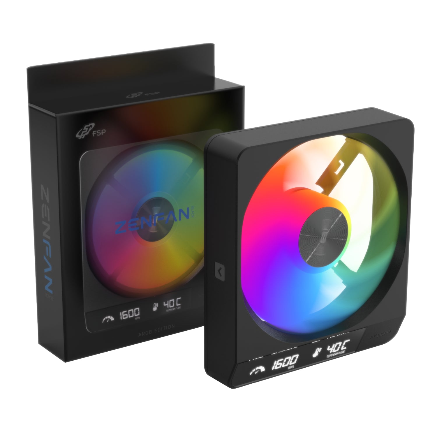 Image 1 for FSP ZENFAN 120mm ARGB PWM Smart Fan - Black
