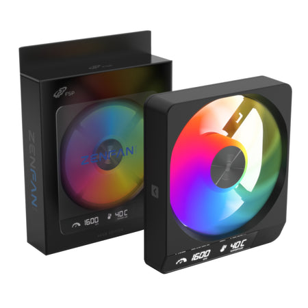 Image 1 for FSP ZENFAN 120mm ARGB PWM Smart Fan - Black