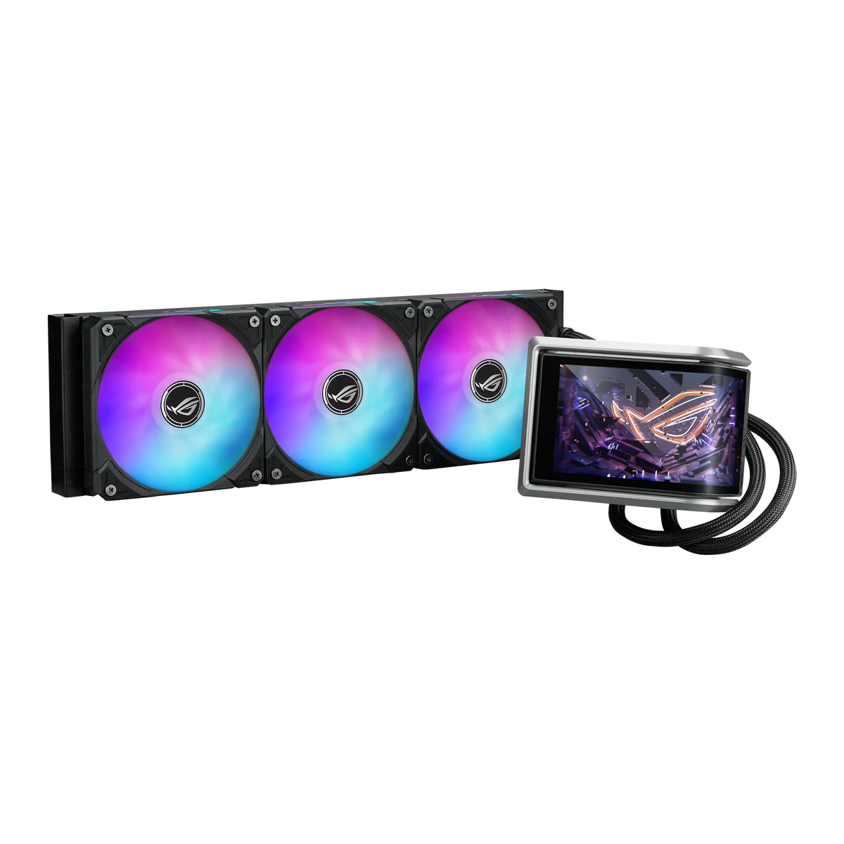 Image 8 for ASUS Cooler Water block dimention: 133X105X123 mm. Radiator Dimension:394x140x32mm. Intel: LGA 1700