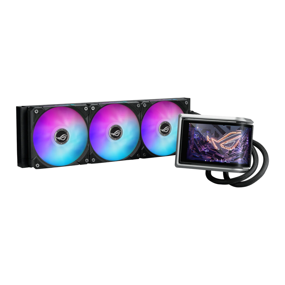 Image 8 for ASUS Cooler Water block dimention: 133X105X123 mm. Radiator Dimension:394x140x32mm. Intel: LGA 1700