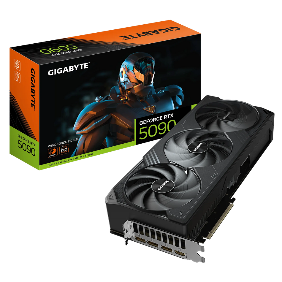 Image 3 for GIGABYTE GeForce RTX 5090 Windforce OC 32GB GPU
