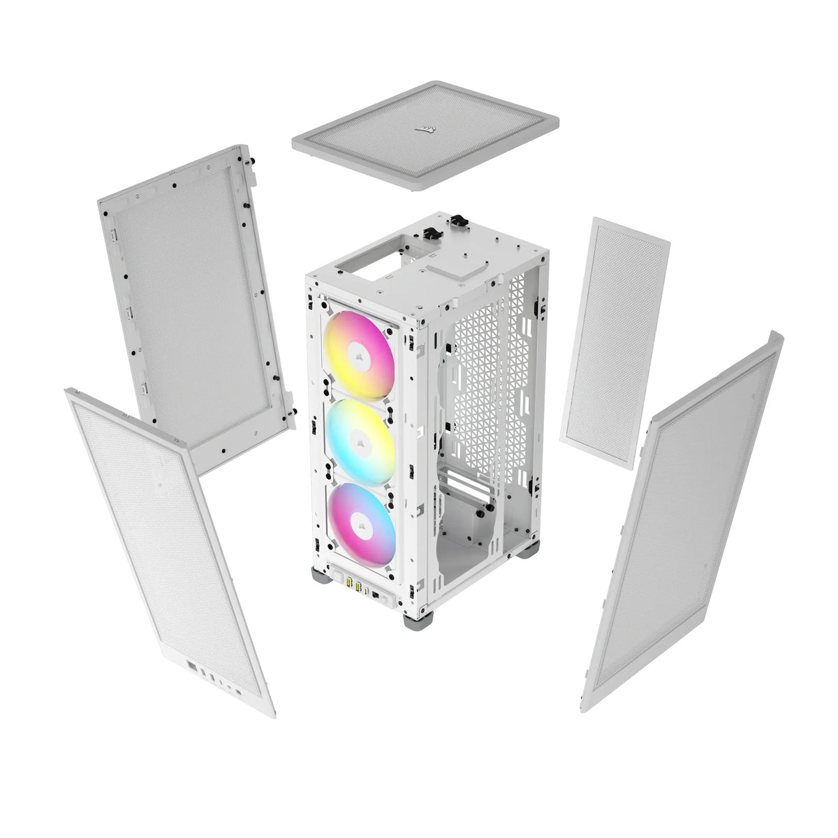 Image 16 for Corsair iCUE 2000D RGB Airflow White Mini-ITX Case