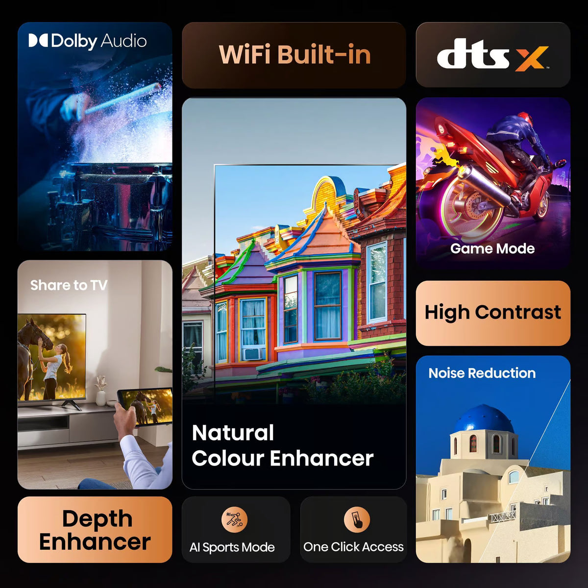 Image 1 for Hisense 32-inch HD Smart LED TV