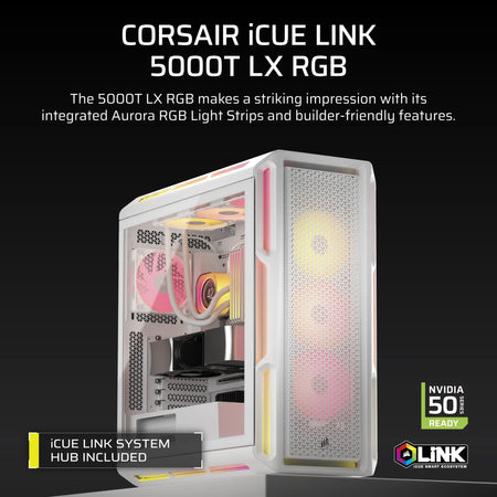 Image 6 for Corsair iCUE LINK 5000T LX RGB Mid-Tower PC Case