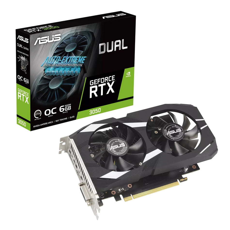 Image 6 for ASUS Dual GeForce RTX 3050 OC Edition 6GB GDDR6 Graphics Card