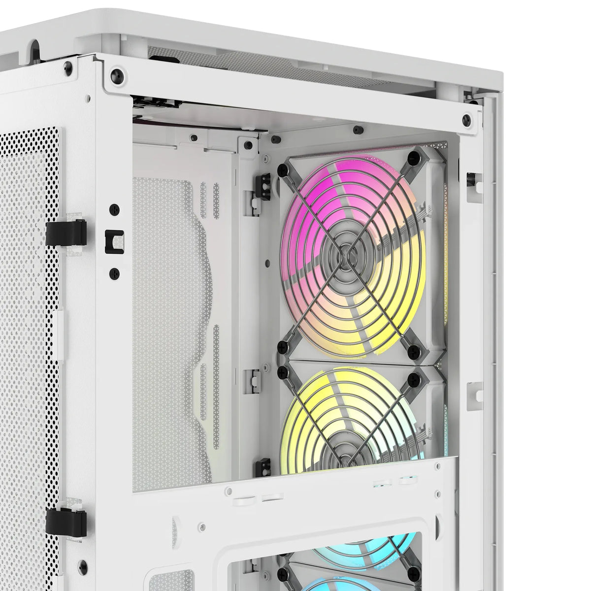 Image 18 for Corsair iCUE 2000D RGB Airflow White Mini-ITX Case