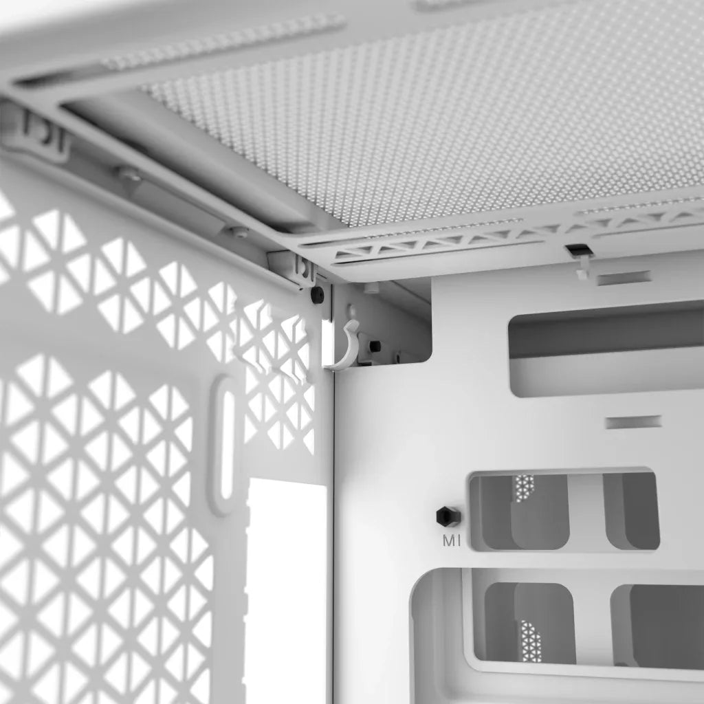 Image 10 for Corsair iCUE 2500X Micro ATX Dual Chamber PC Case - White