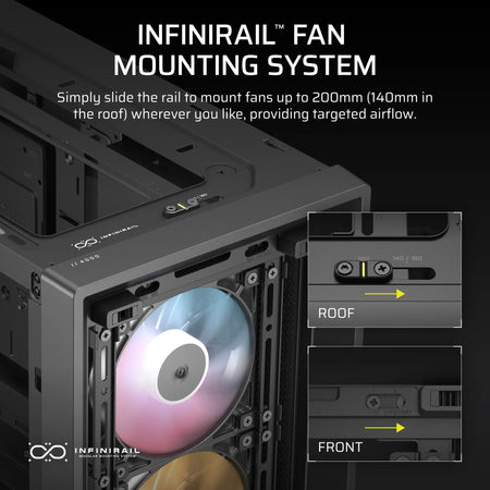 Image 7 for Corsair Frame 4000D RS ARGB Black Mid-Tower PC Case