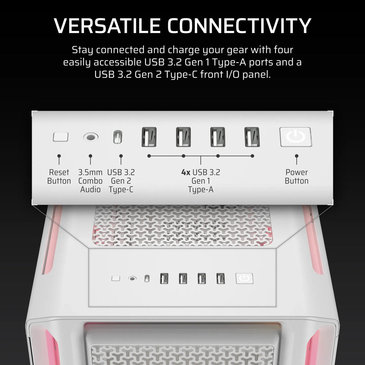 Image 9 for Corsair iCUE LINK 5000T LX RGB Mid-Tower PC Case