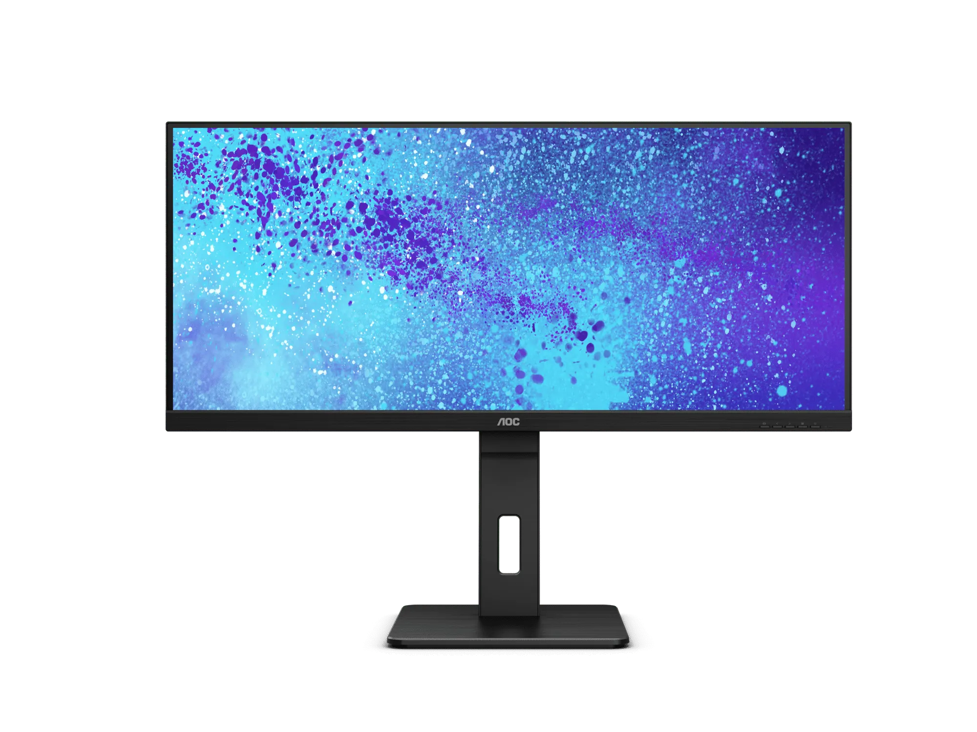 Image 2 for AOC Q34P2 34-inch UltraWide VA Monitor - 2560x1080 WFHD, 75Hz, HDMI, DisplayPort, Height-Adjustable Stand