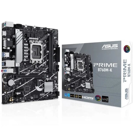 Image 1 for ASUS PRIME B760M-K Intel LGA1700 Motherboard