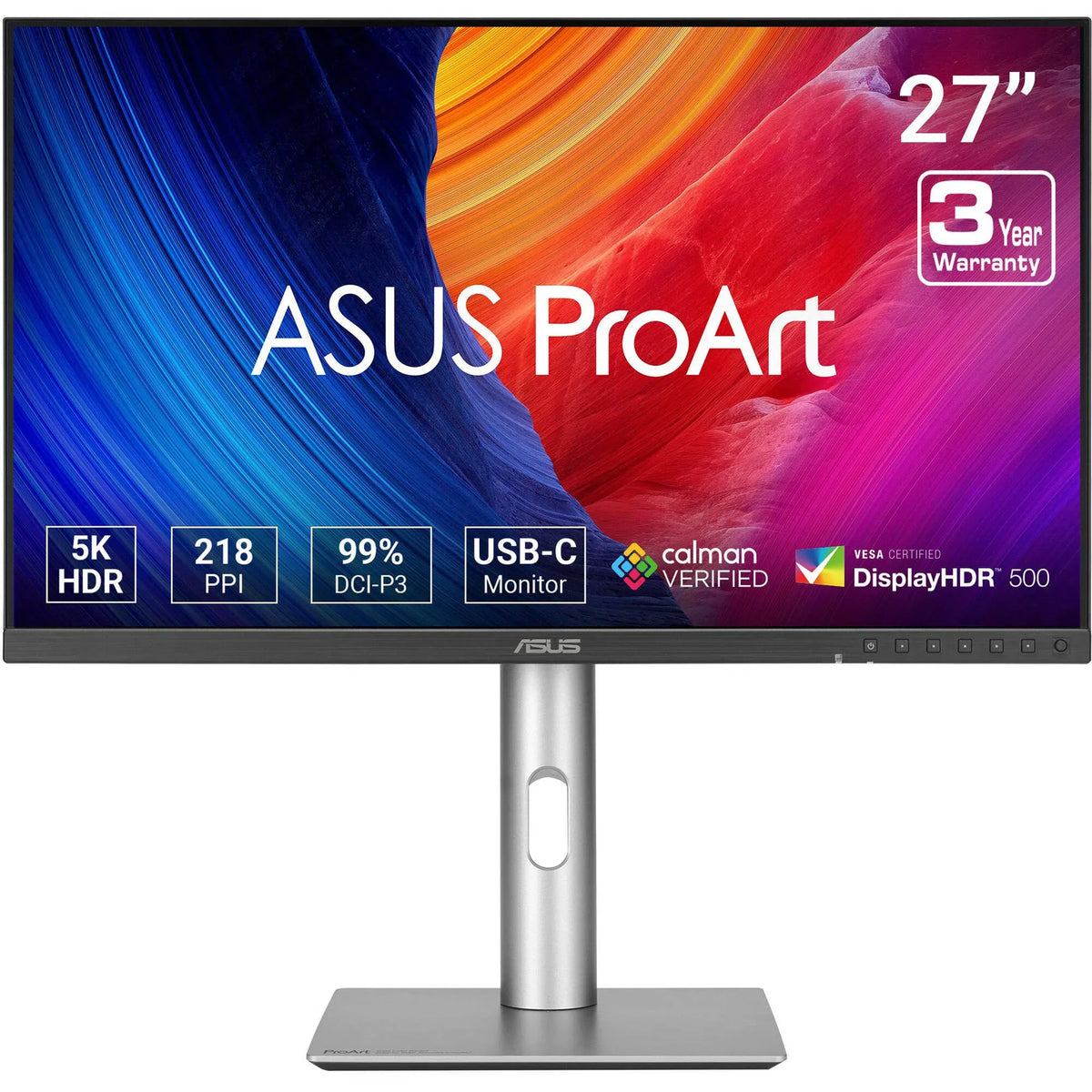 Image 1 for ASUS ProArt PA27JCV 5K Professional Monitor