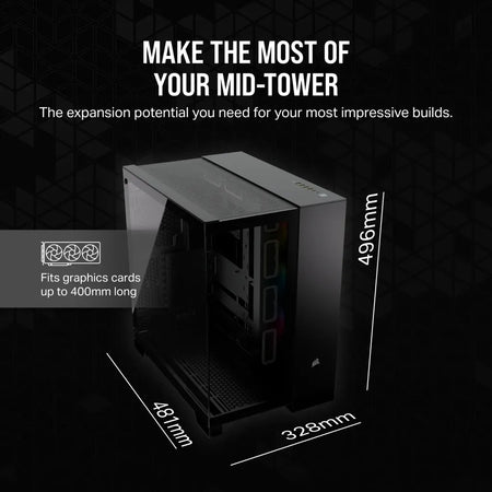 Image 11 for Corsair 6500X RGB Mid-Tower Black Dual Chamber PC Case