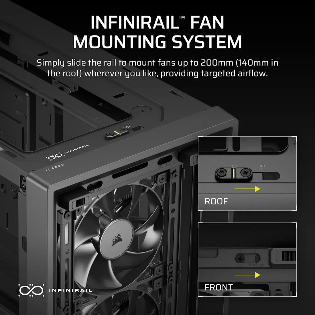 Image 7 for  FRAME 4000D RS WOOD Modular High Airflow Mid-Tower PC Case