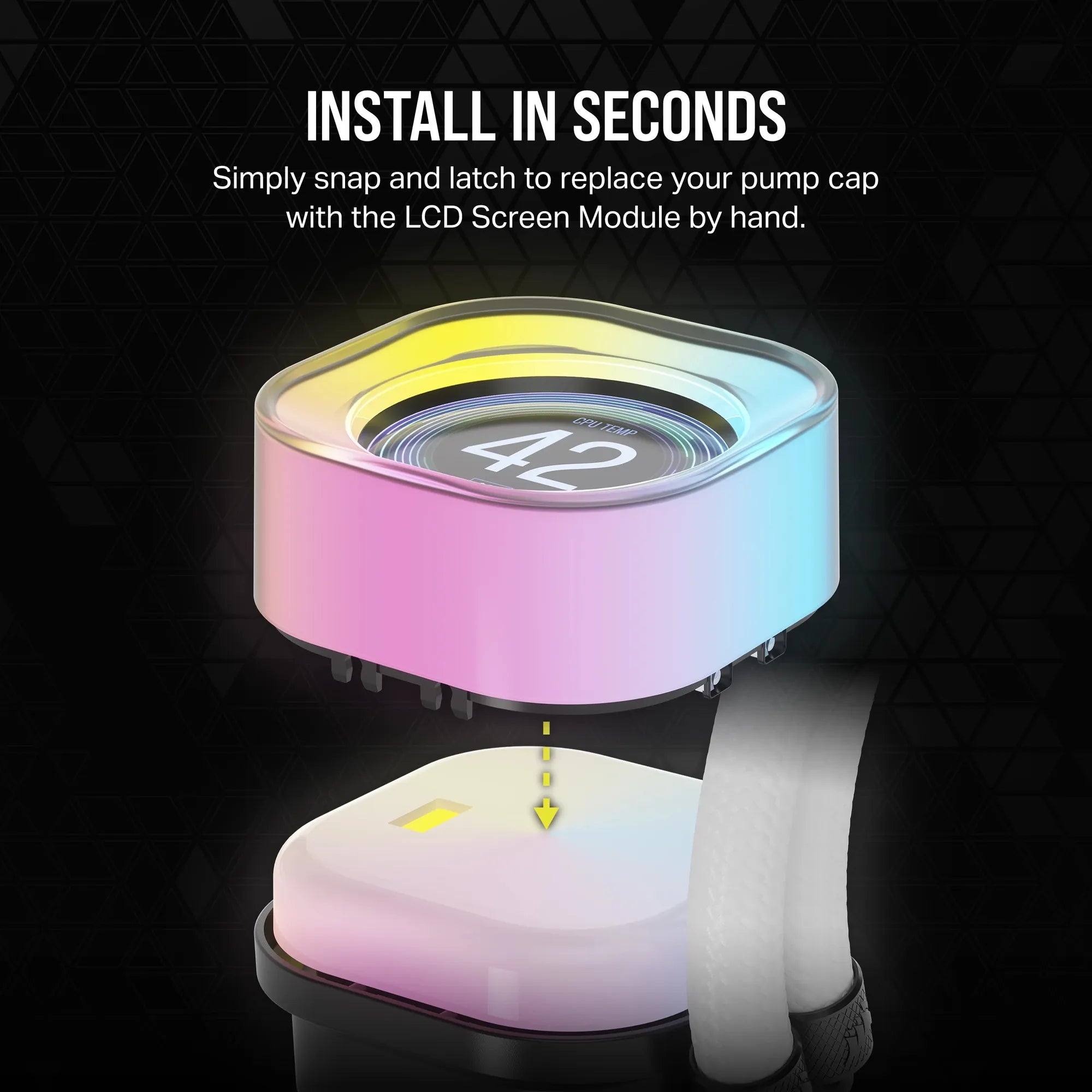 Image 5 for Corsair iCUE LINK AIO LCD Screen Module