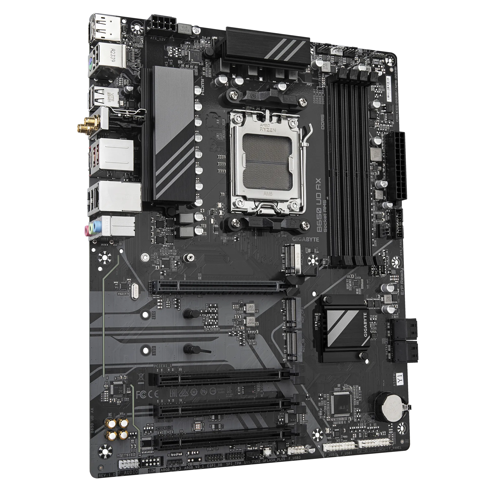 Image 3 for Gigabyte B650 UD AX AMD AM5 ATX Motherboard