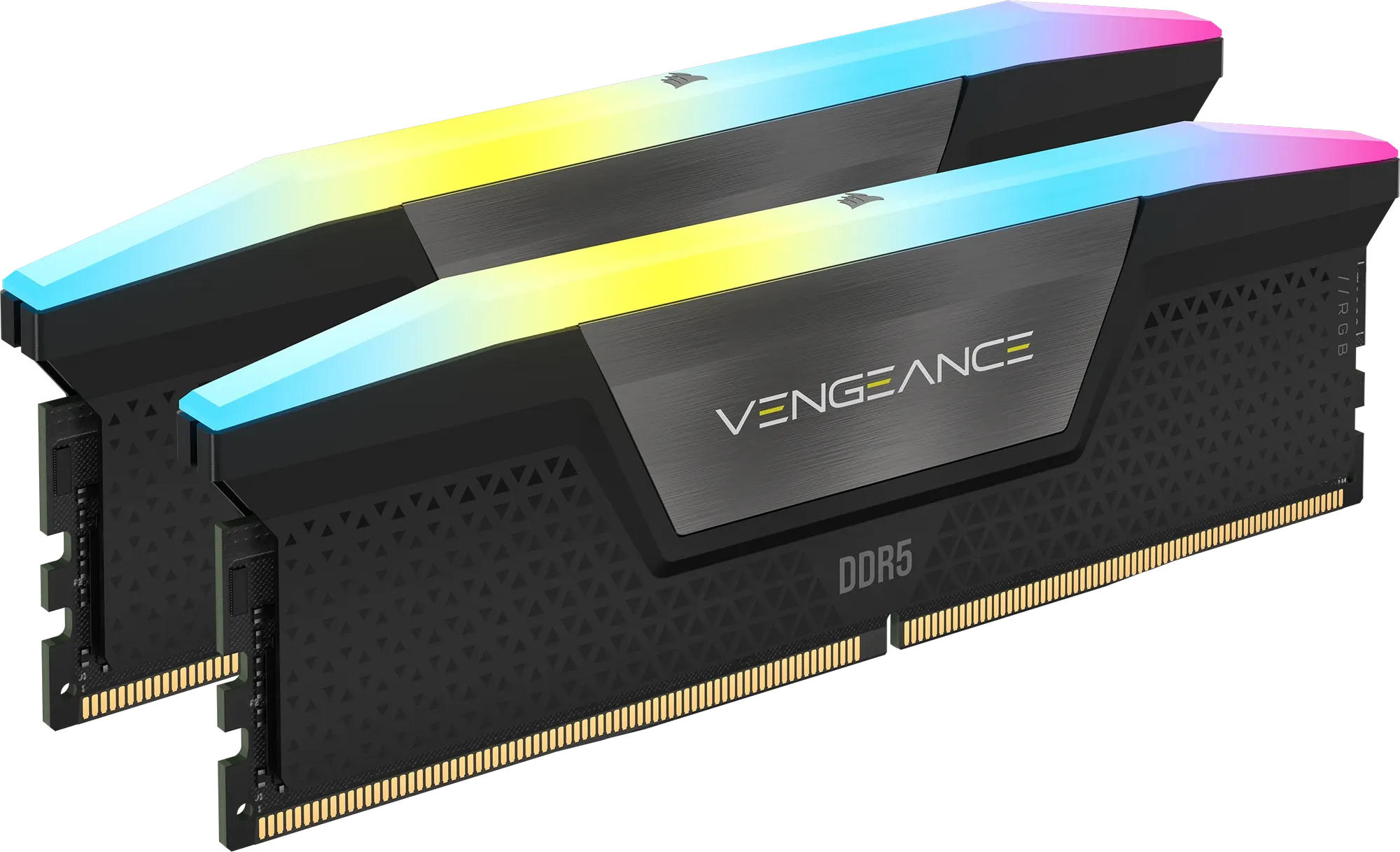Image 6 for CORSAIR VENGEANCE RGB DDR5 16GB (2 x 8GB) DDR5 5200 CL40-40-40-77 1.25V Intel XMP - BLACK