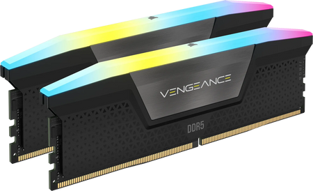 Image 6 for CORSAIR VENGEANCE RGB DDR5 16GB (2 x 8GB) DDR5 5200 CL40-40-40-77 1.25V Intel XMP - BLACK