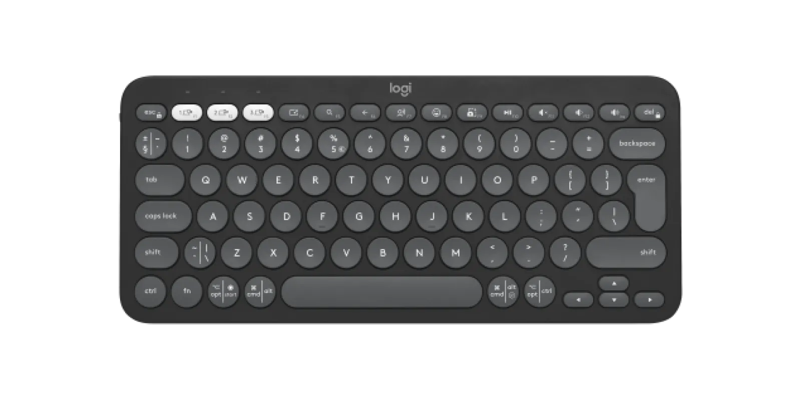 Image 12 for Logitech Pebble Keys 2 K380s Wireless Keyboard - Tonal Graphite