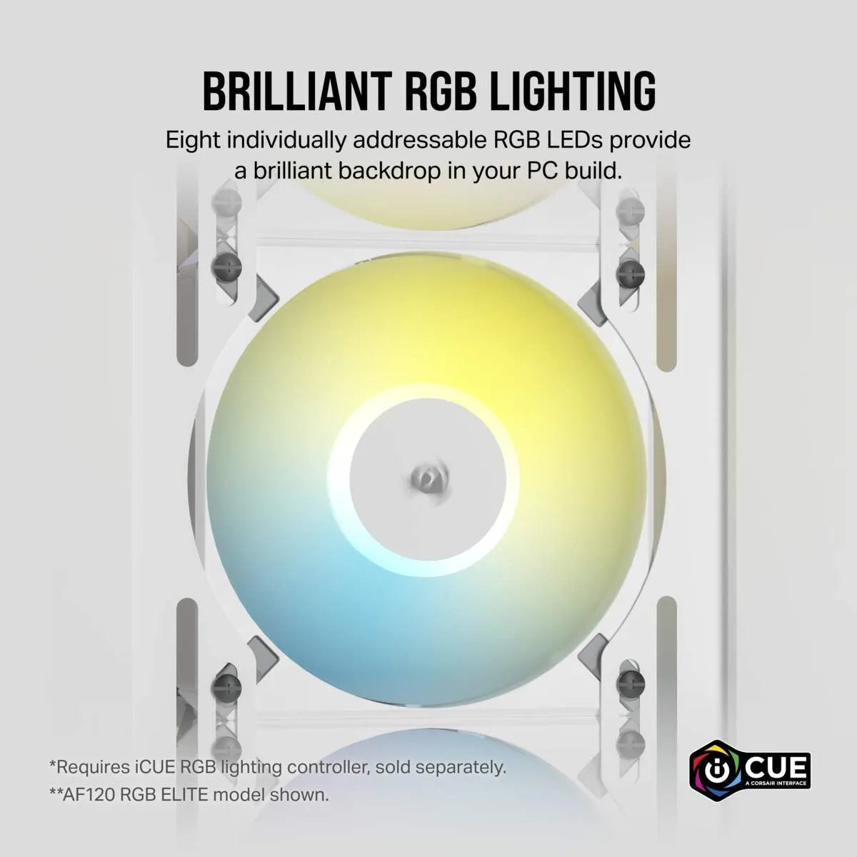 Image 15 for Corsair iCUE AF120 RGB SLIM 120mm PWM Fan