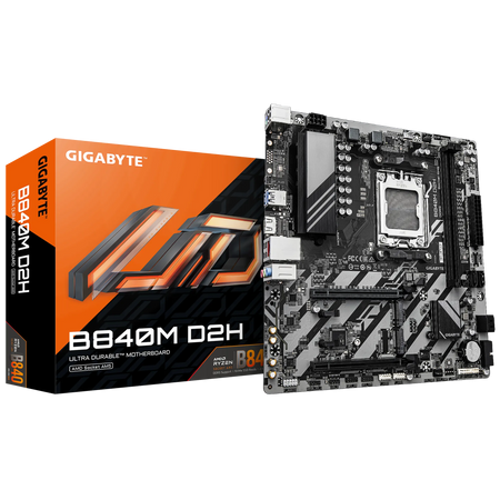 Image 1 for GIGABYTE B840M D2H AMD AM5 Micro ATX Motherboard