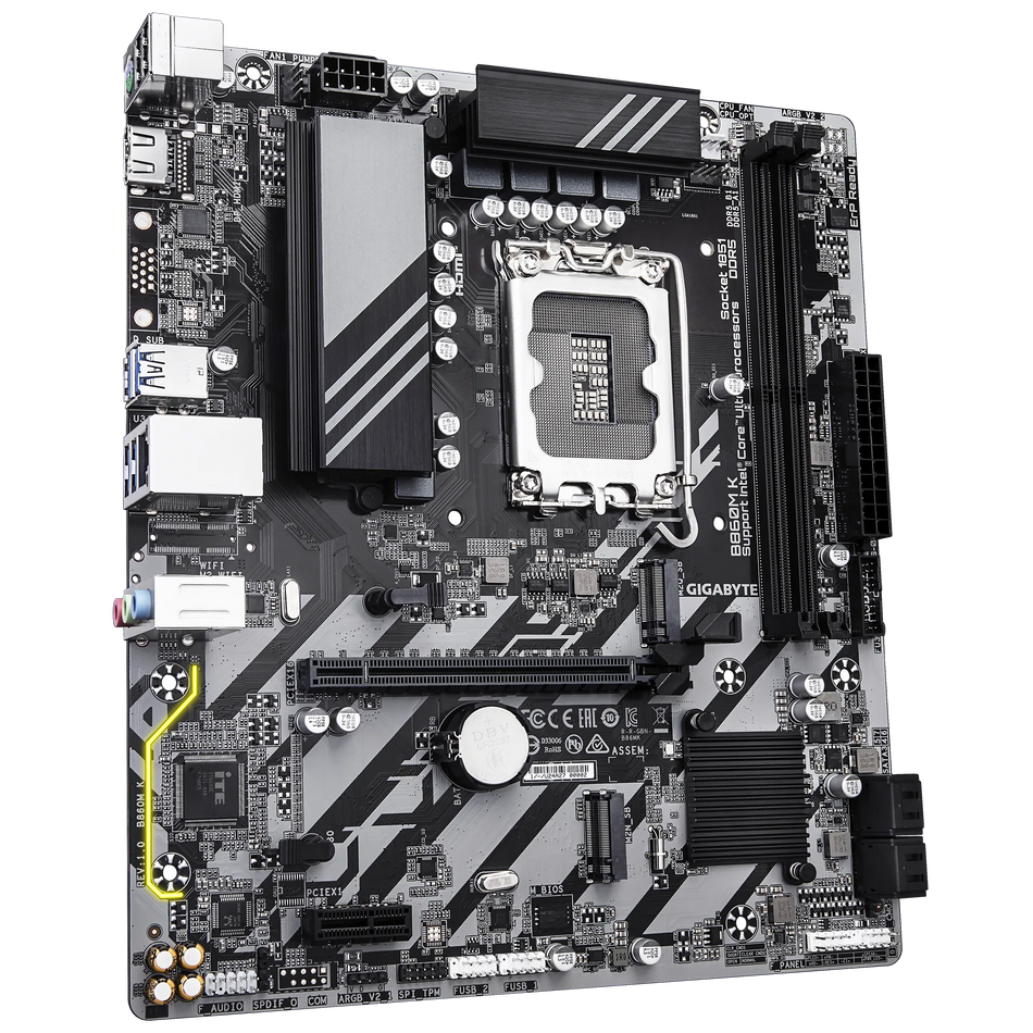 Image 3 for GIGABYTE B860M-K LGA 1851 Micro ATX Motherboard