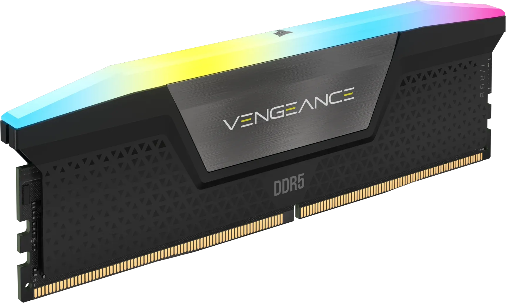 Image 7 for CORSAIR VENGEANCE RGB DDR5 16GB (2 x 8GB) DDR5 5200 CL40-40-40-77 1.25V Intel XMP - BLACK