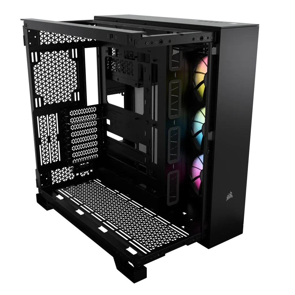 Image 12 for Corsair 6500X RGB Mid-Tower Black Dual Chamber PC Case